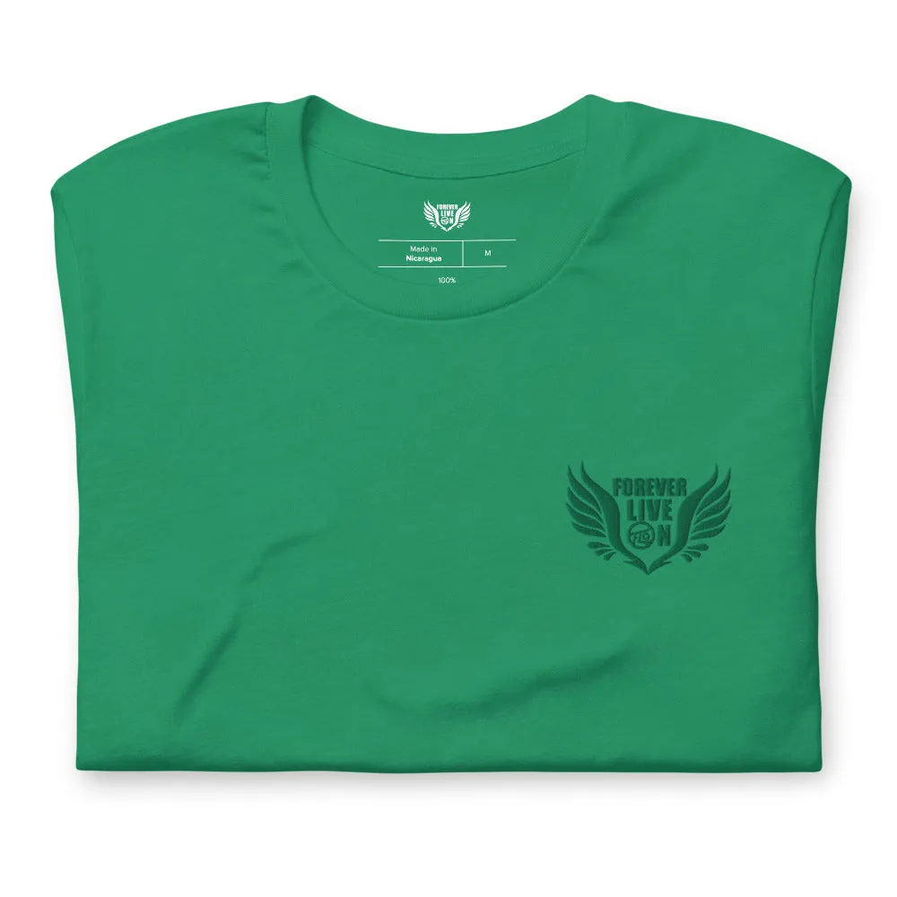 FLO Wings Embroidered T-shirt (Green Edition)