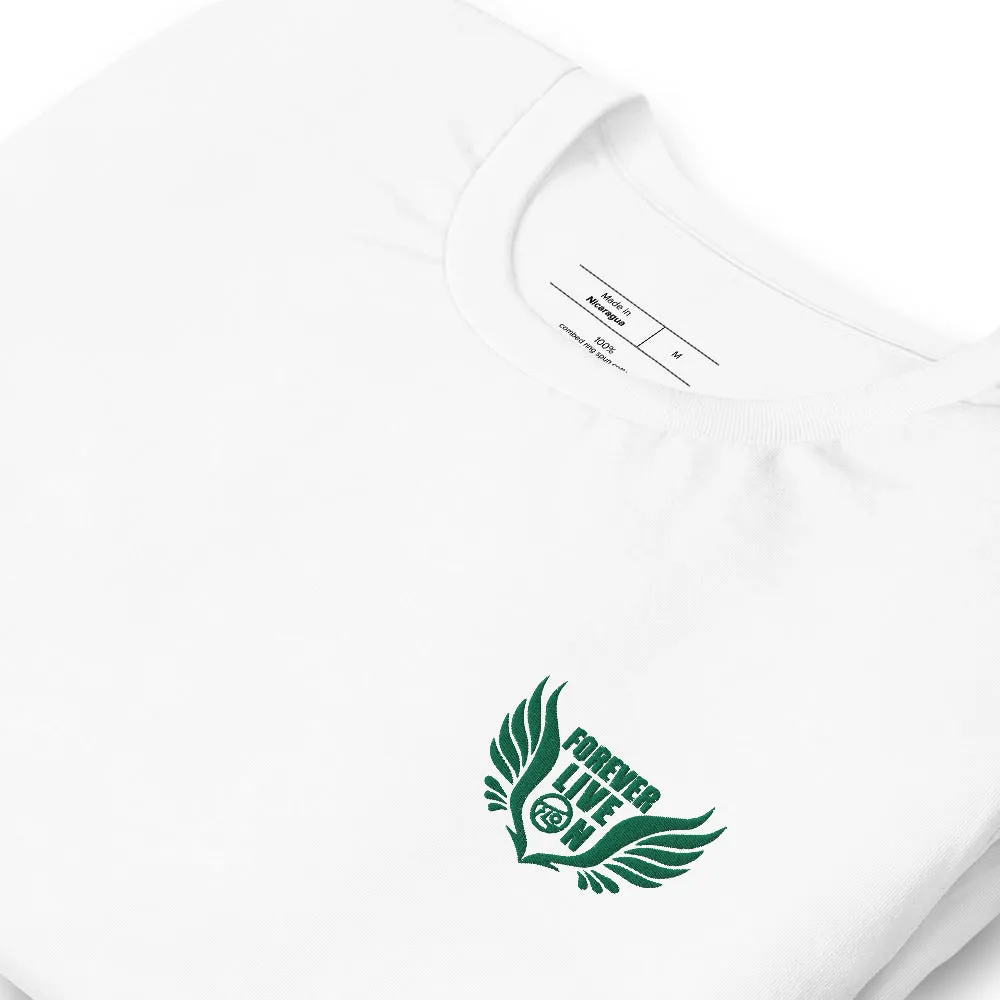 FLO Wings Embroidered T-shirt (Green Edition)