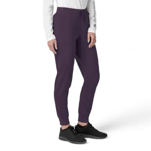 Force Cross-Flex C53110 Cargo Jogger Scrub Pants Black Plum