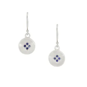 Four Star Wave Charm Earrings