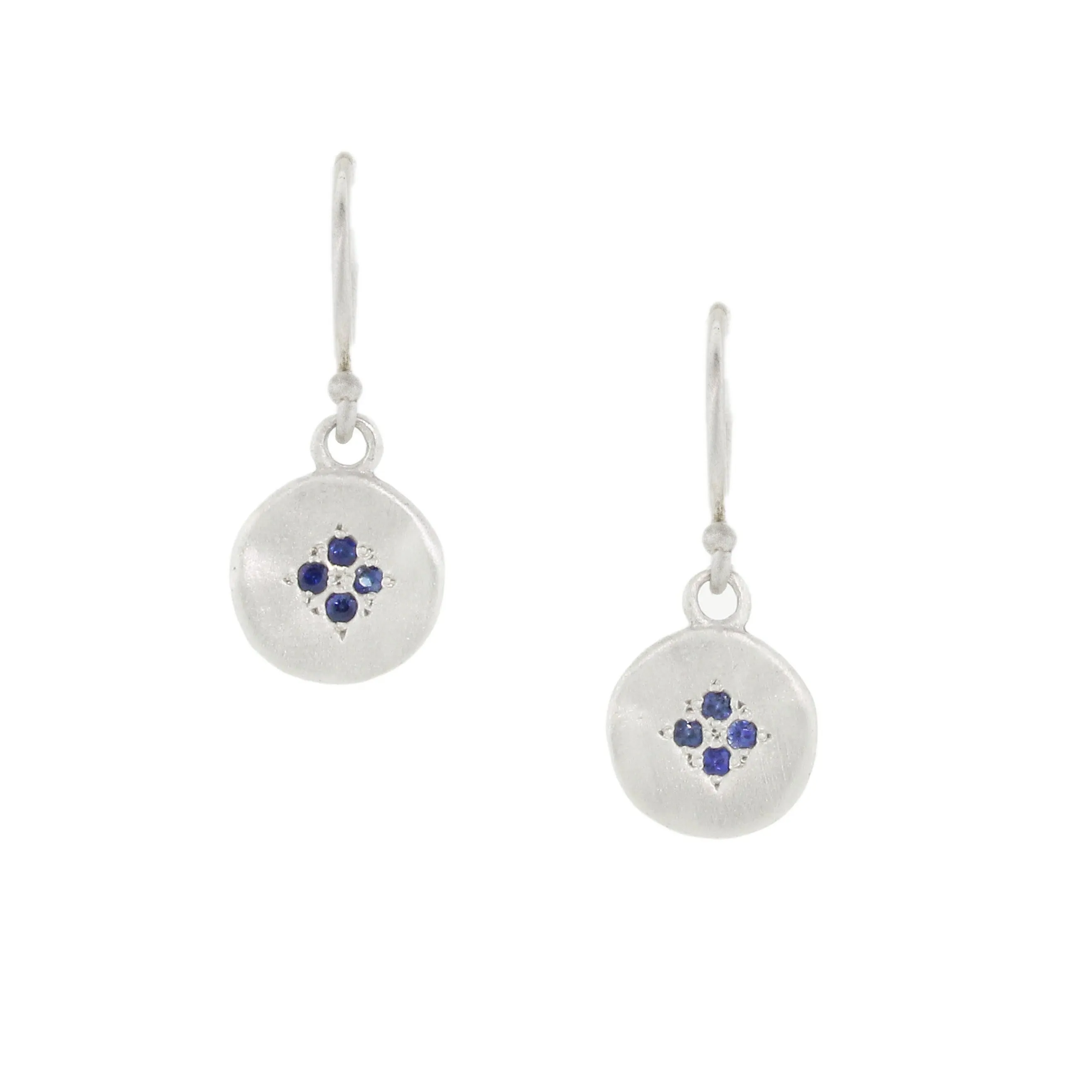Four Star Wave Charm Earrings