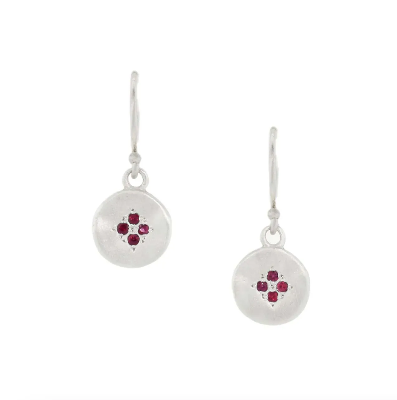 Four Star Wave Charm Earrings