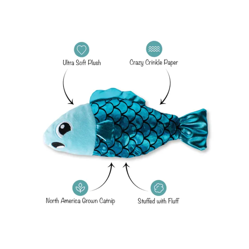 Fringe Studio -  Little Fishy Kicker Cat Toy