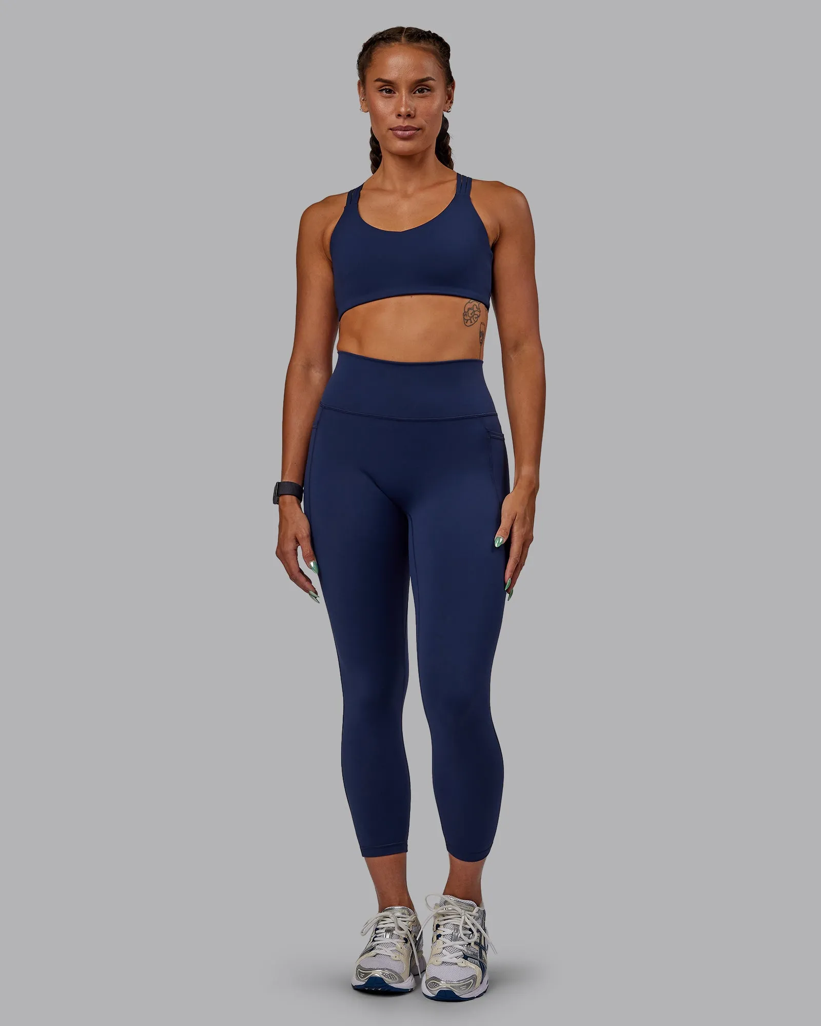Fusion 7/8 Length Tight With Pockets - Future Navy