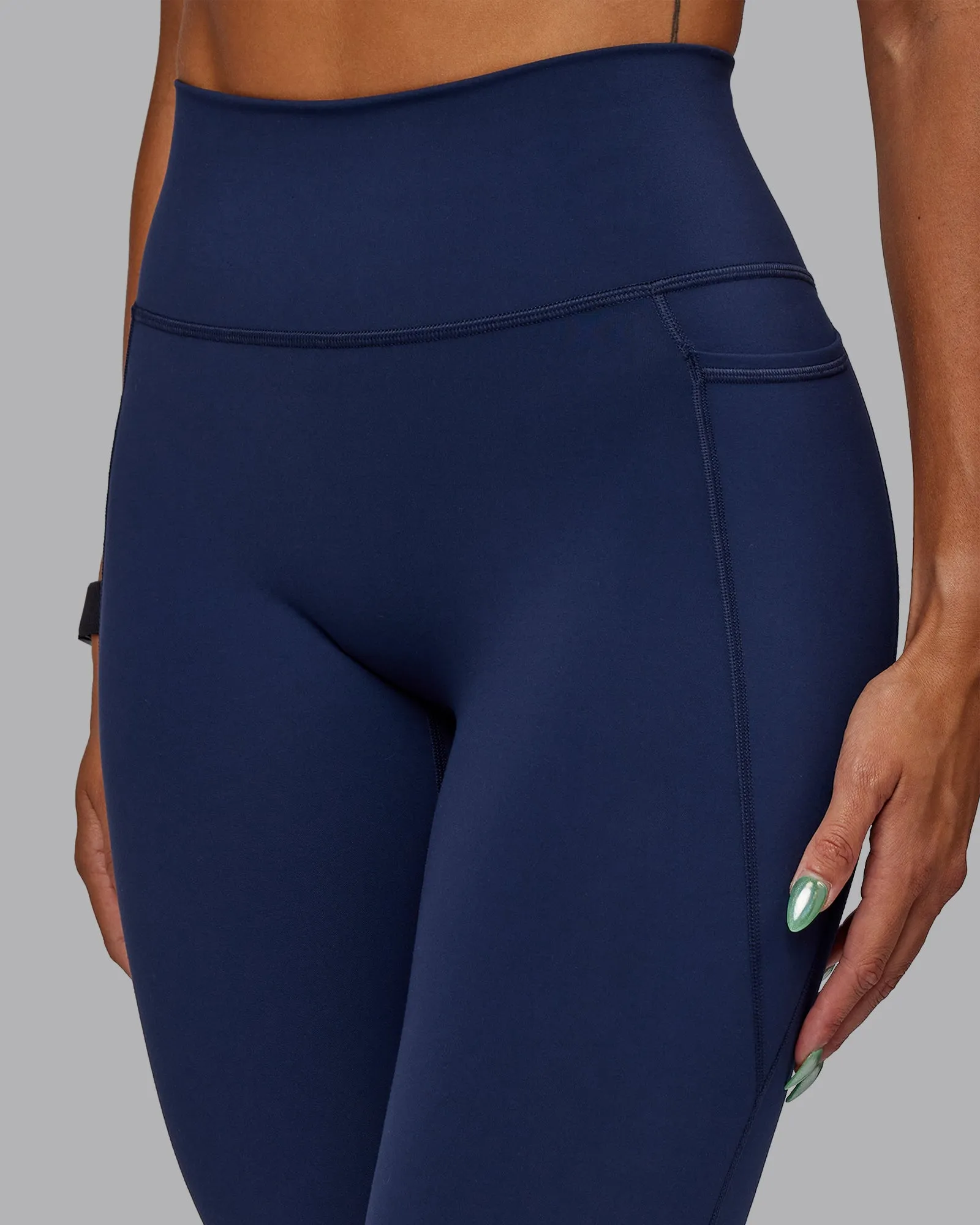 Fusion 7/8 Length Tight With Pockets - Future Navy