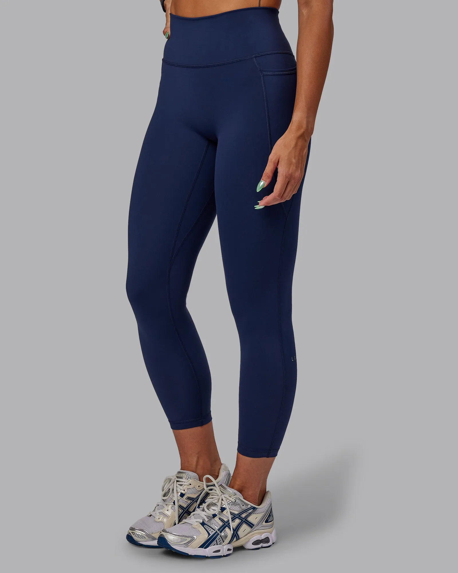 Fusion 7/8 Length Tight With Pockets - Future Navy