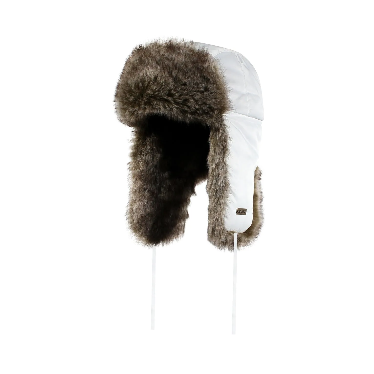 Ganka Nylon Quilted Fur Hat