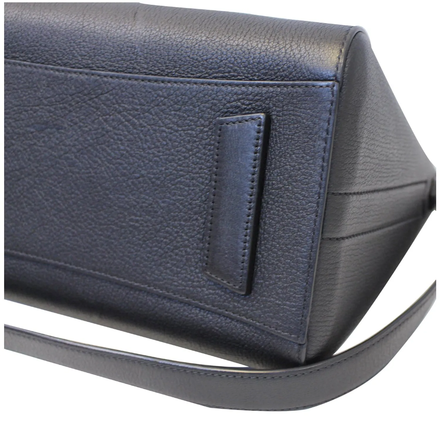 GIVENCHY Antigona Small Goatskin Leather Shoulder Bag Black