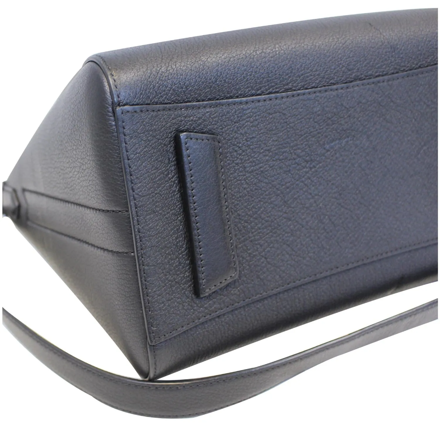GIVENCHY Antigona Small Goatskin Leather Shoulder Bag Black