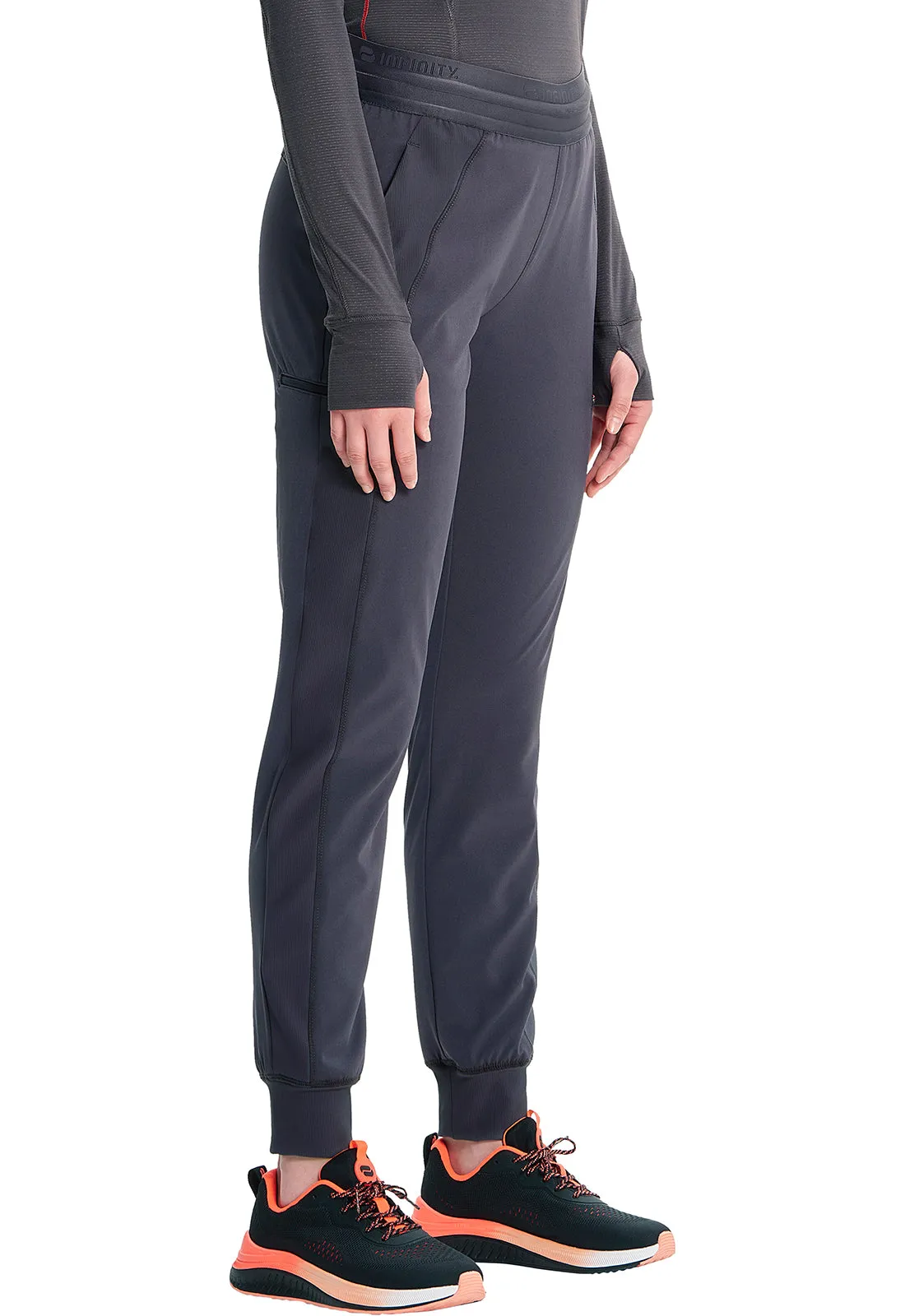 GNR8 IN122A Mid Rise Jogger Pewter