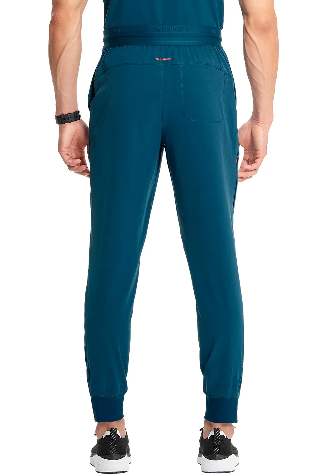 GNR8 IN204A Men's Mid Rise Jogger Caribbean Blue