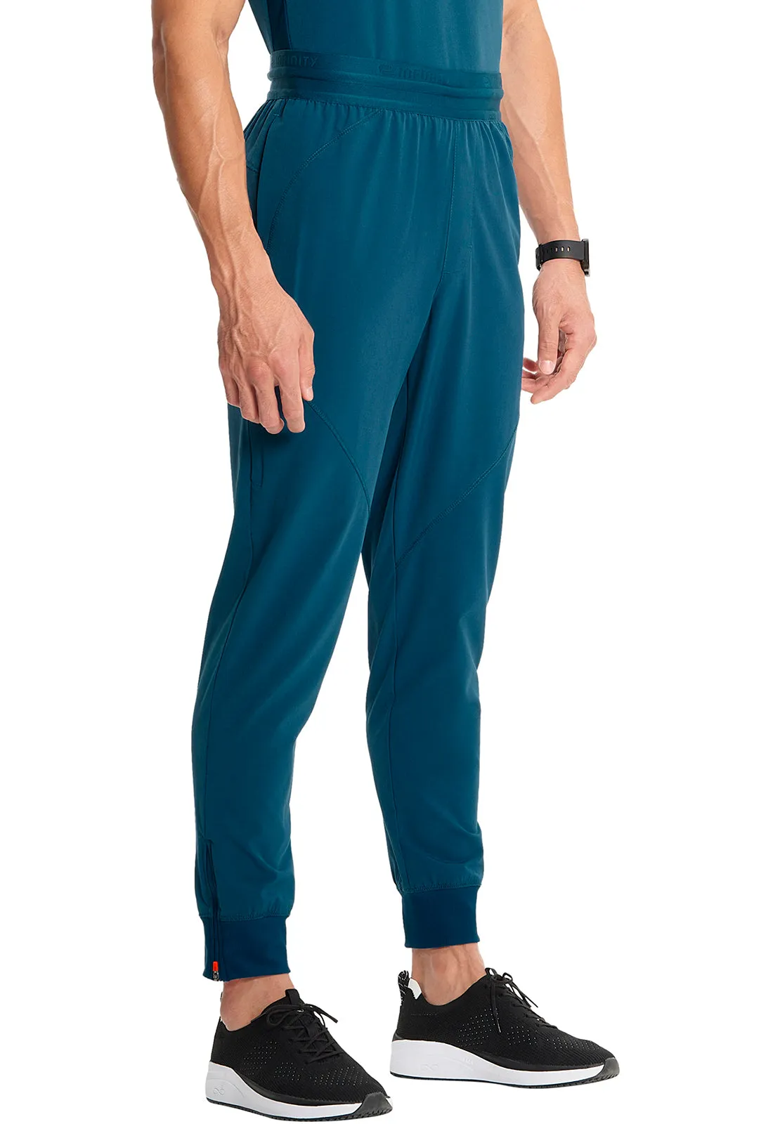 GNR8 IN204A Men's Mid Rise Jogger Caribbean Blue