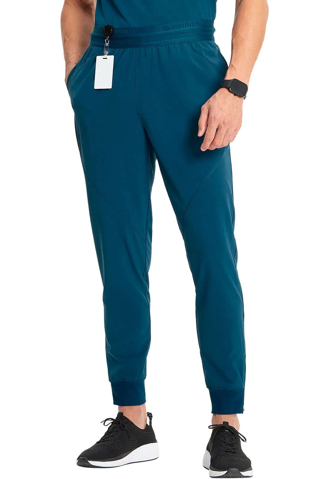 GNR8 IN204A Men's Mid Rise Jogger Caribbean Blue
