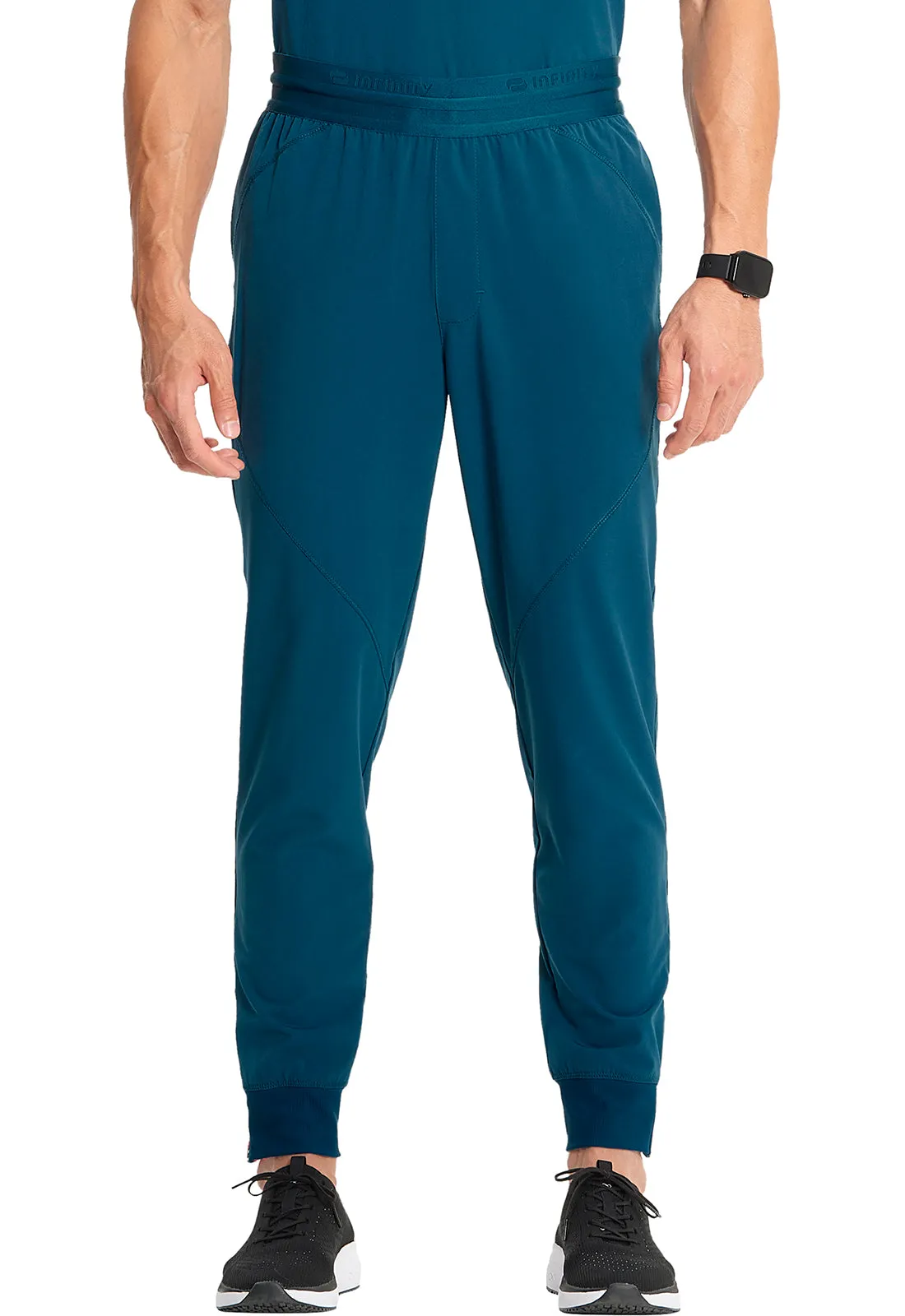 GNR8 IN204A Men's Mid Rise Jogger Caribbean Blue