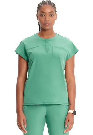 GNR8 IN622A Henley Top Matcha Latte