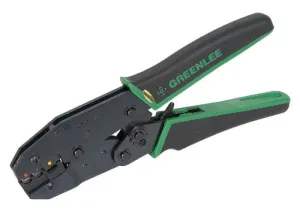Greenlee 45501 Kwik Cycle Crimp Frame, 9-Inch with Interchangeable Die Set 45570 for Insulated Terminals