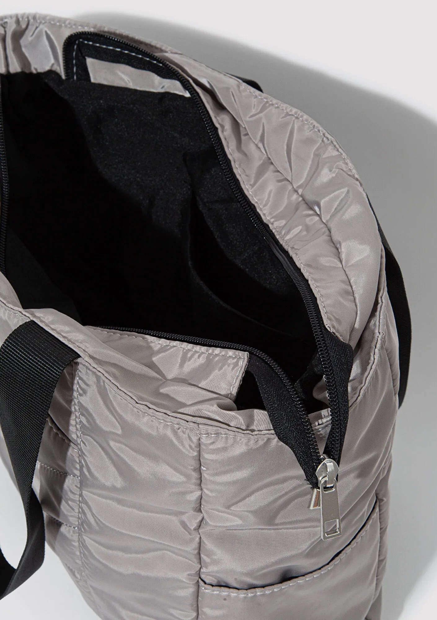 Grey Shoulder Bag