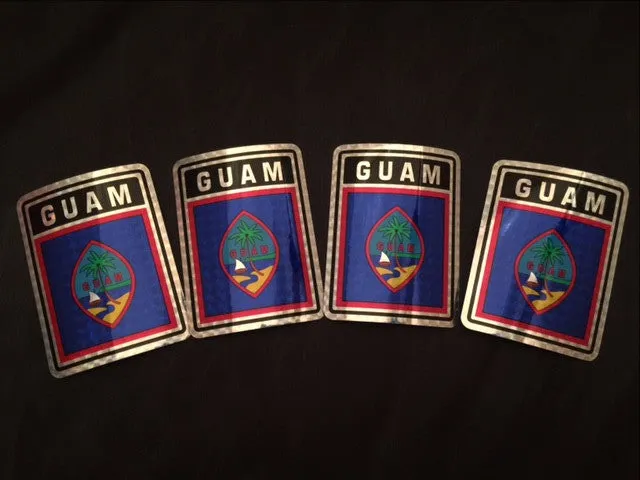 GUAM REFLECTIVE DECAL