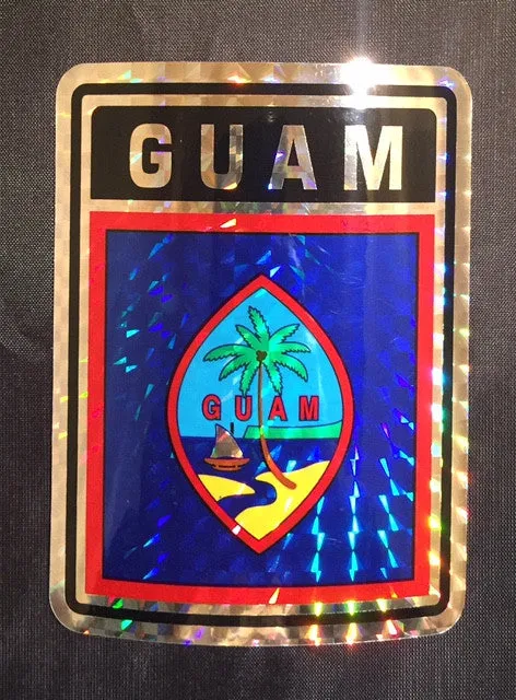 GUAM REFLECTIVE DECAL