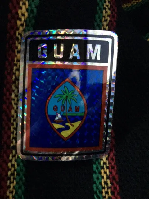 GUAM REFLECTIVE DECAL