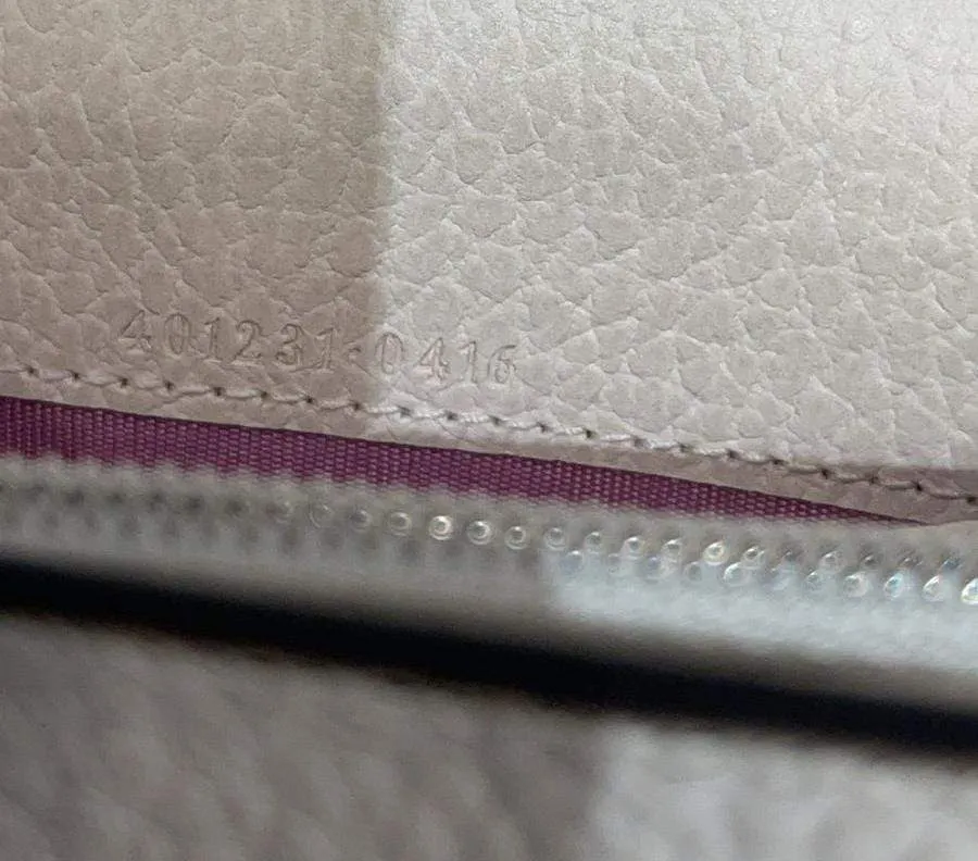 GUCCI Dionysus Mini Leather Chain Shoulder Bag White 401231