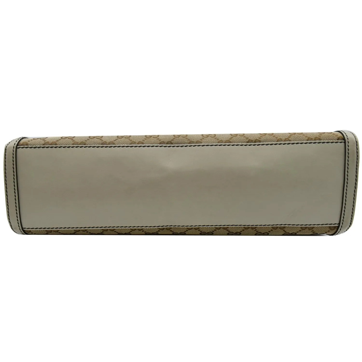 GUCCI Emily Large Guccissima Chain Shoulder Bag Beige 295403