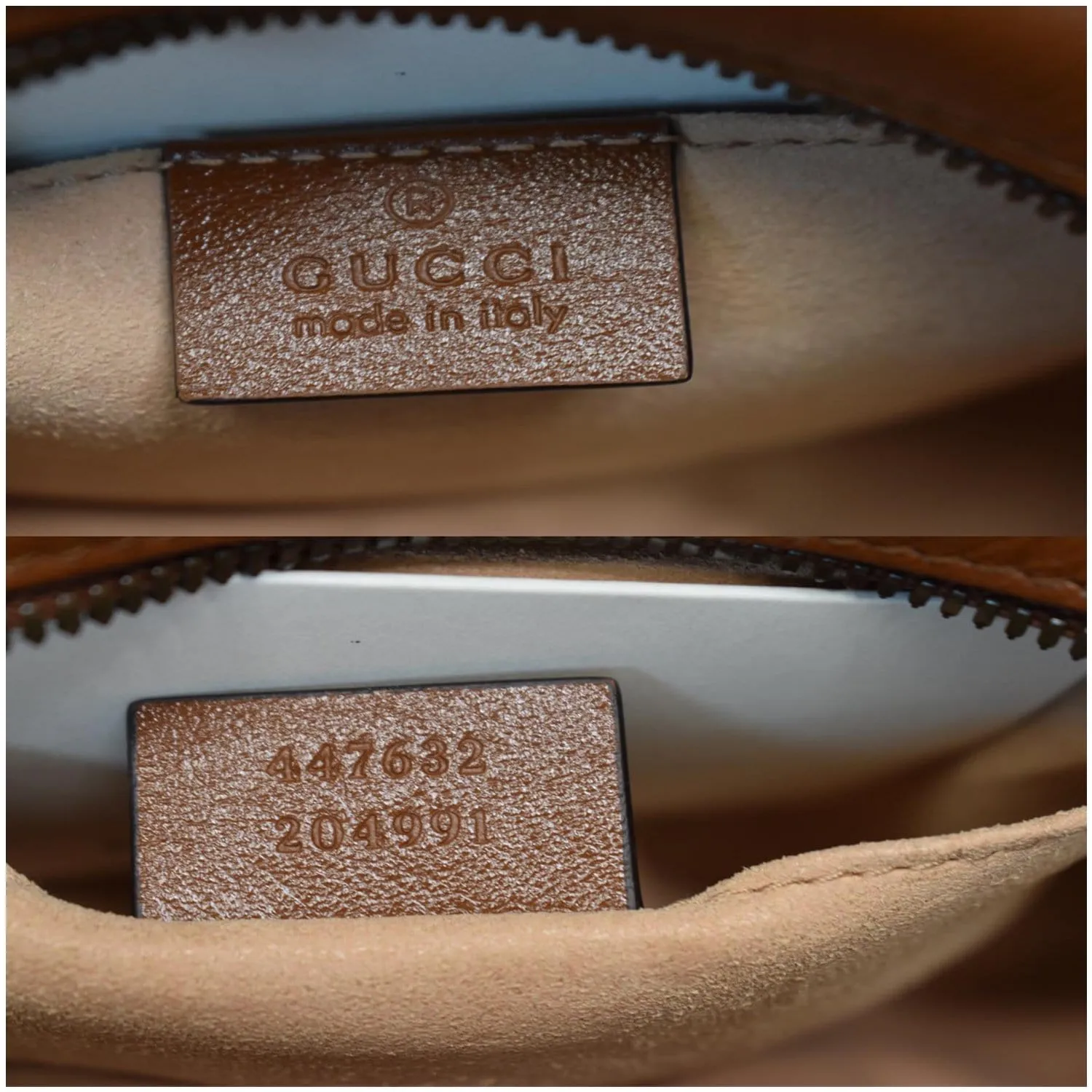 GUCCI GG Marmont Small Matelasse Leather Shoulder Bag Brown 447632