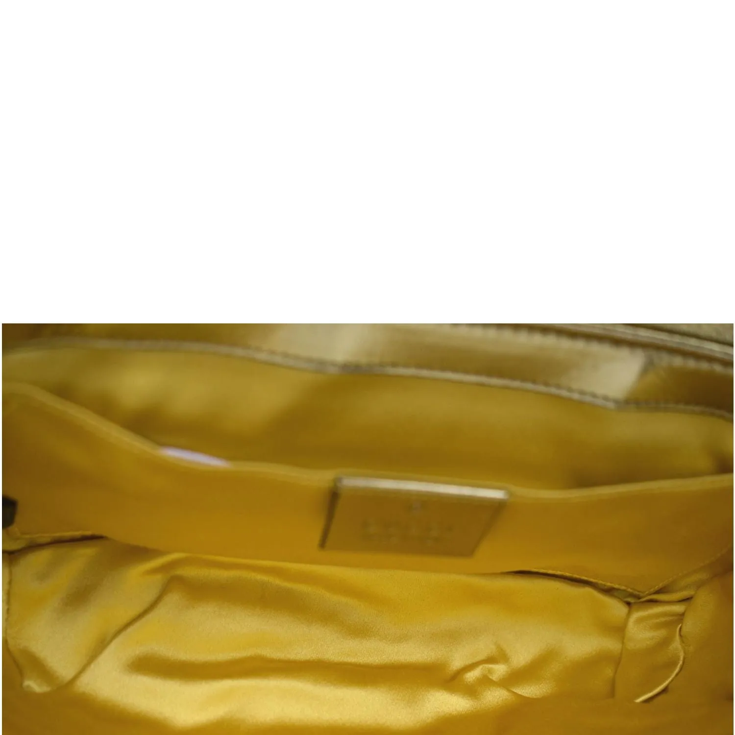 GUCCI GG Mini Marmont Sequin Shoulder Bag Gold 446744