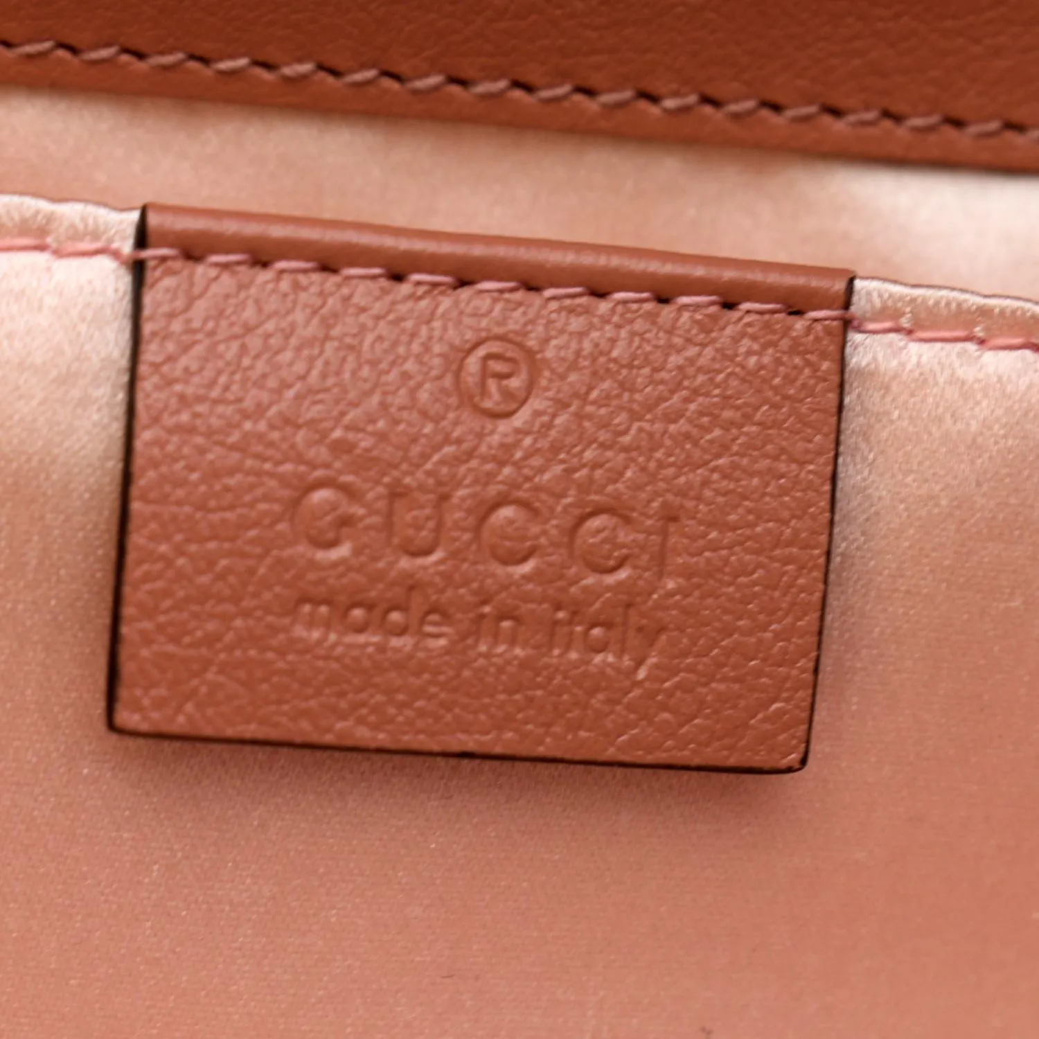 GUCCI GG Mini Marmont Sequin Shoulder Bag Pink 446744