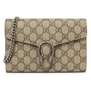Gucci GG Supreme Monogram Mini Dionysus Chain Wallet