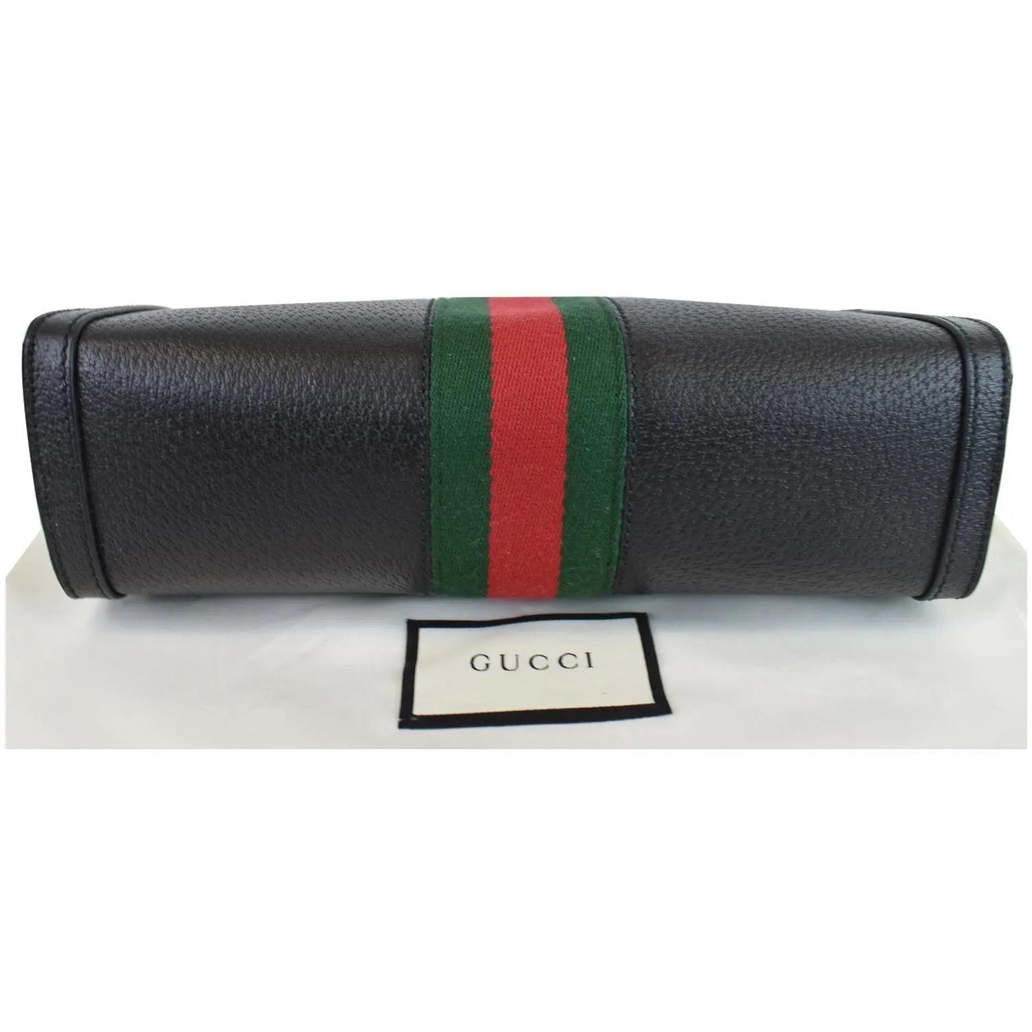 GUCCI Ophidia Small Web Calfskin Shoulder Bag Black 503877