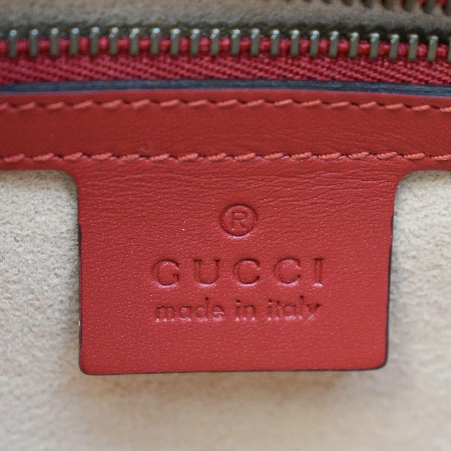GUCCI Queen Margaret Bee Blind For Love Leather Shoulder Bag Multicolor 476541