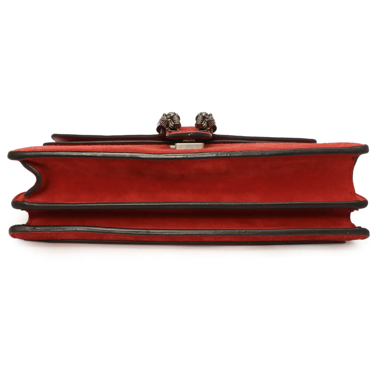Gucci Red Suede Medium Dionysus  Shoulder Bag