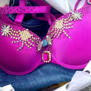 Guess Marciano y2k bling vintage bustier rhinestone beaded studded jeweled bra