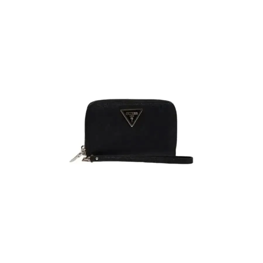 Guess Women's Black Zip Wallet 100% Polyurethane