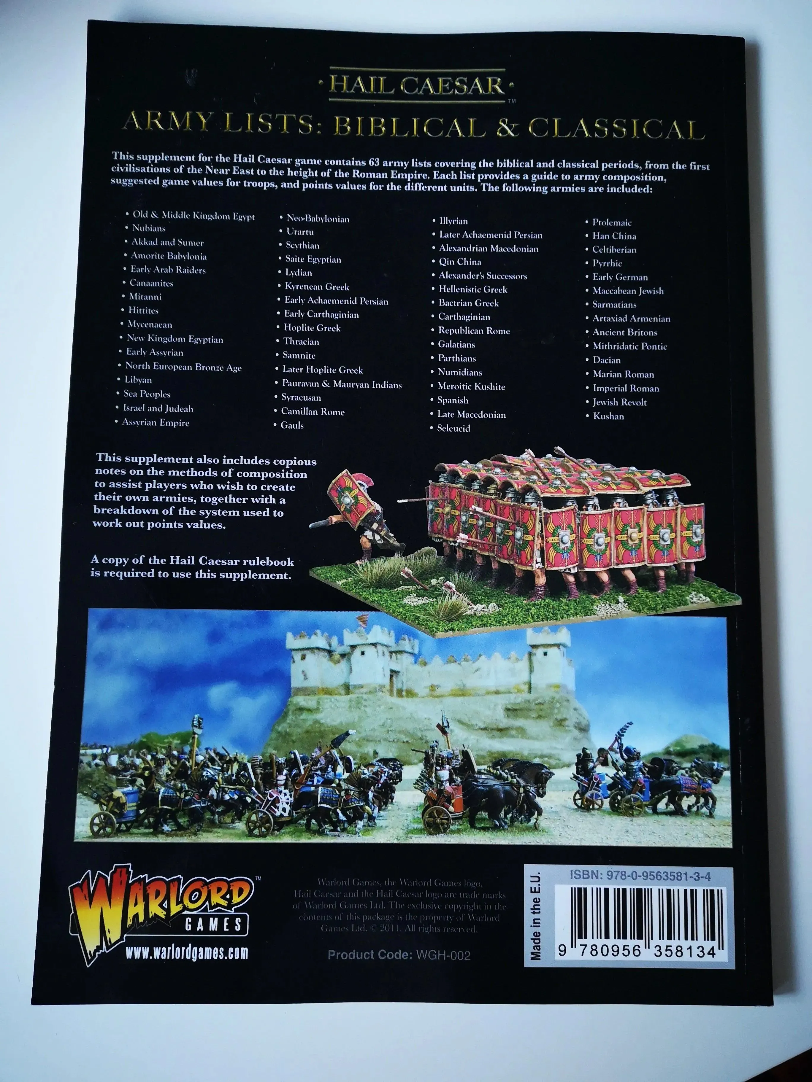 Hail Caesar - Army lists