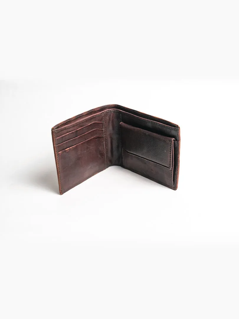 Hand Painted Leather Wallet