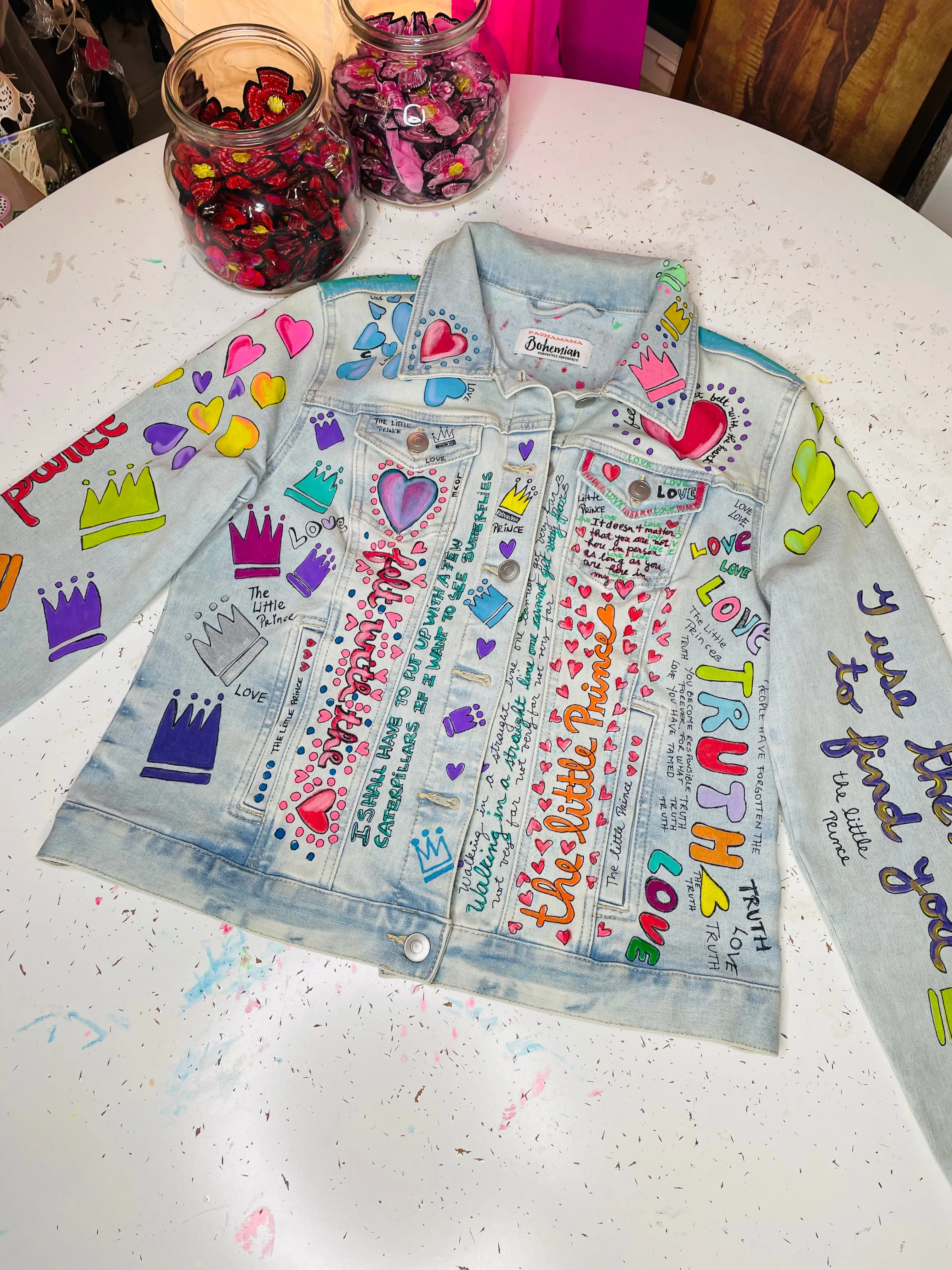 Hand painted The Little Prince Jacket