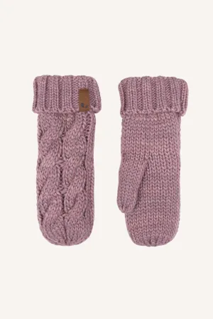 HANDLIGHT  MITTEN, REFLECTIVE - DUSTY MAUVE