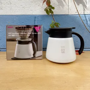 Hario V60 Insulated Server White 600ml