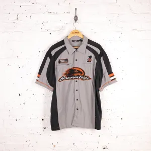 Harley Davidson Screaming Eagle Racing Mesh Shirt - Grey - XL
