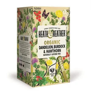 HEATH AND HEATHER Dandelion, Burdock & Hawthorn 20 bags