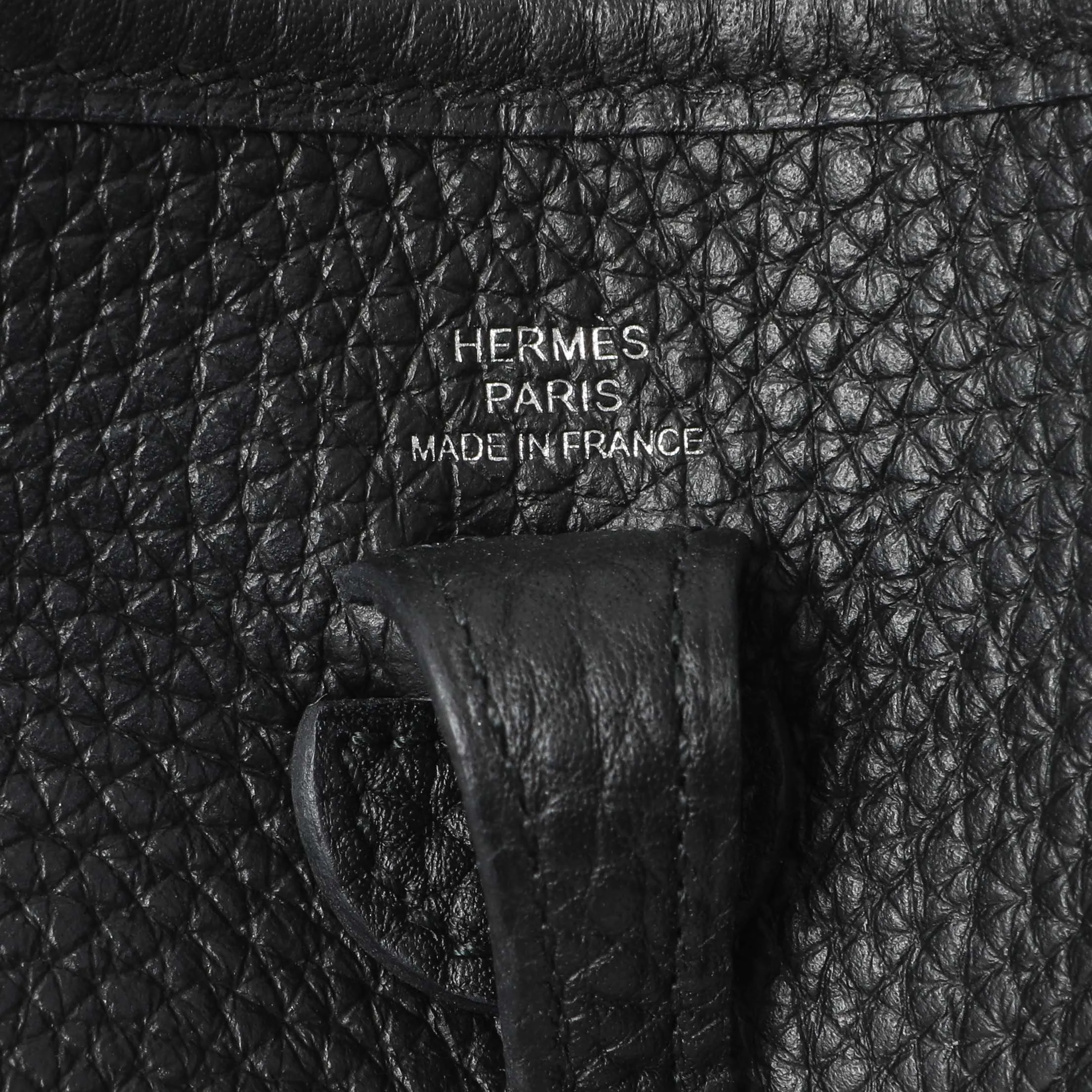 Hermes Black Clemence Evelyne TPM