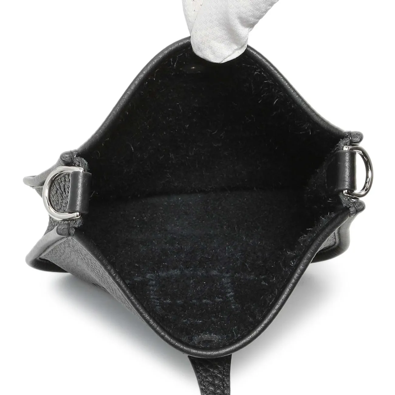 Hermes Black Clemence Evelyne TPM