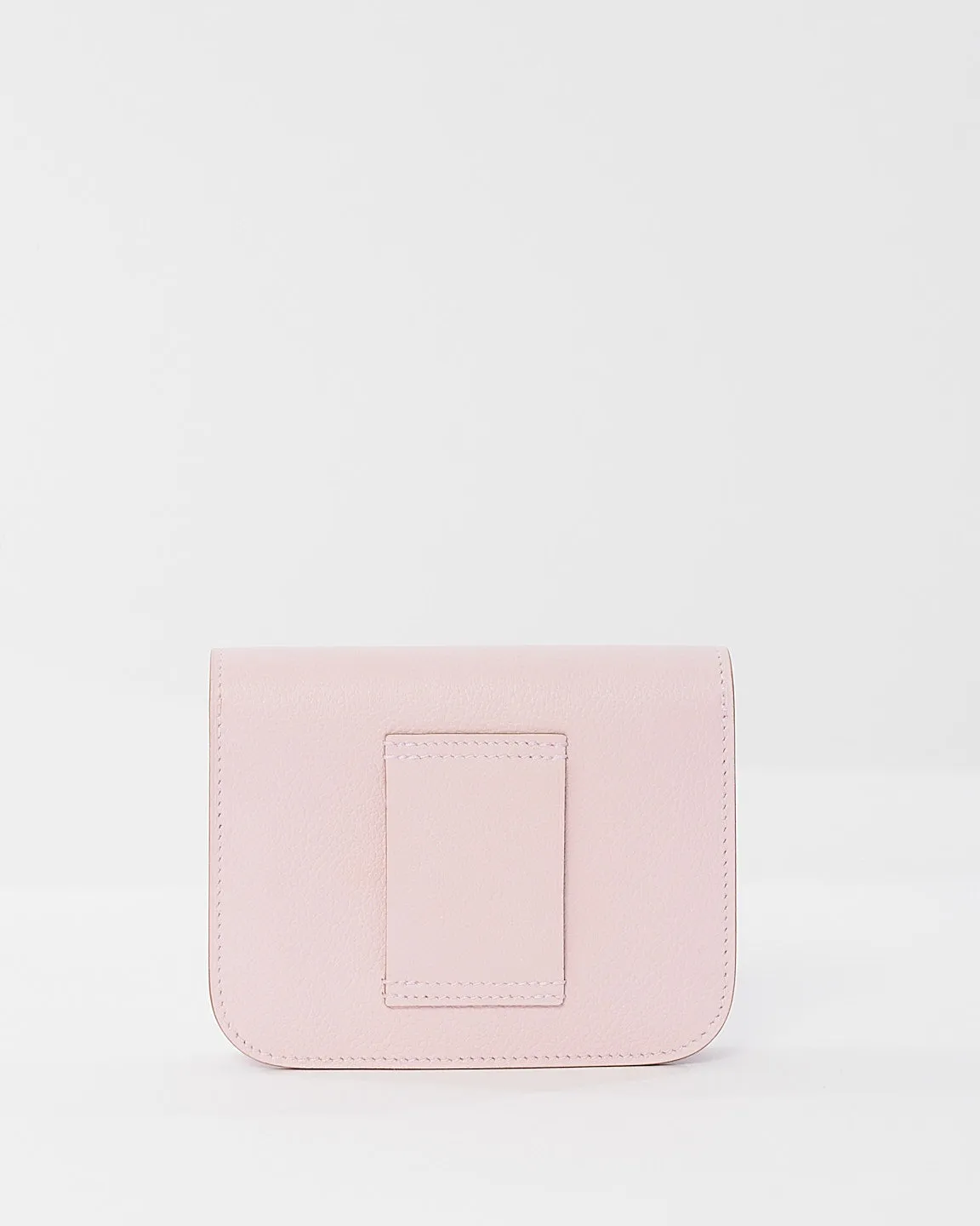 Hermès Light Pink Leather Slim Constance Wallet