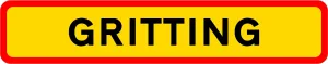 HGV Marker Board Gritting