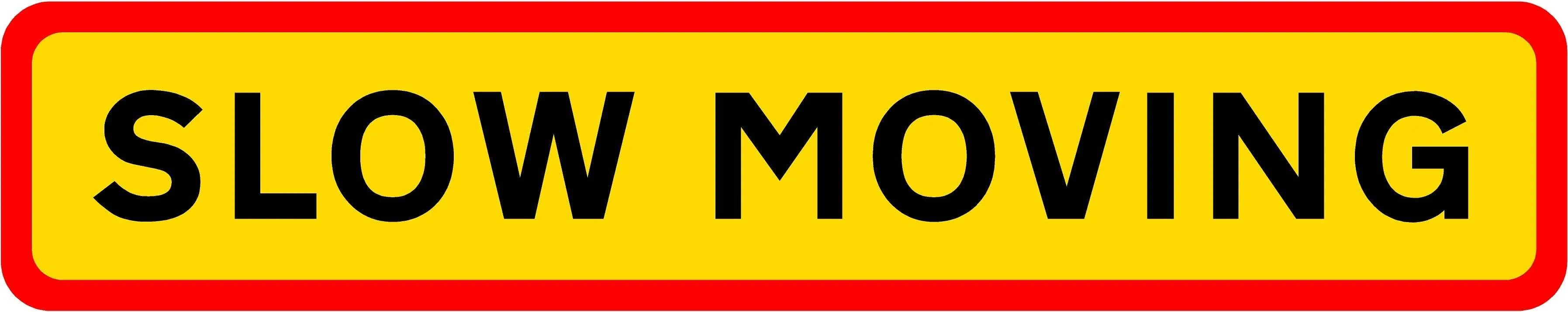 HGV Marker Board - Slow Moving