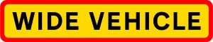 HGV Marker Board - Wide Vehicle