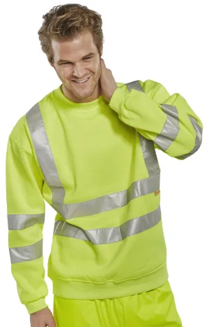 Hi Viz Sweatshirt Yellow