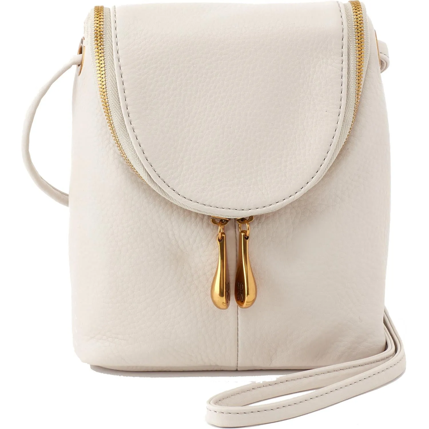 Hobo Fern Powder White Velvet Hide Leather